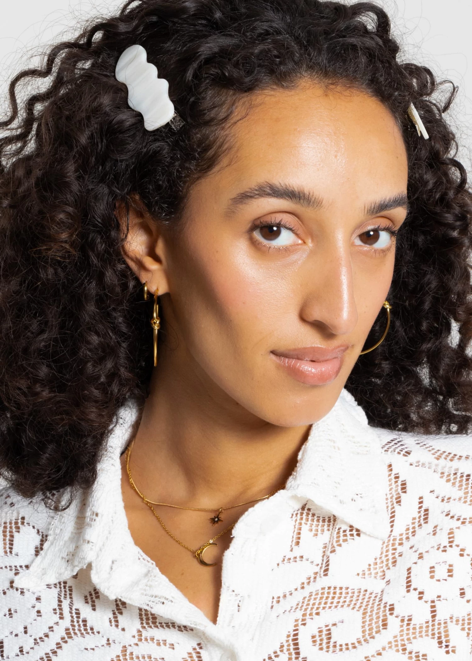 Haarspange - Weiß 6 Haarspange - Weiß – Bild 4