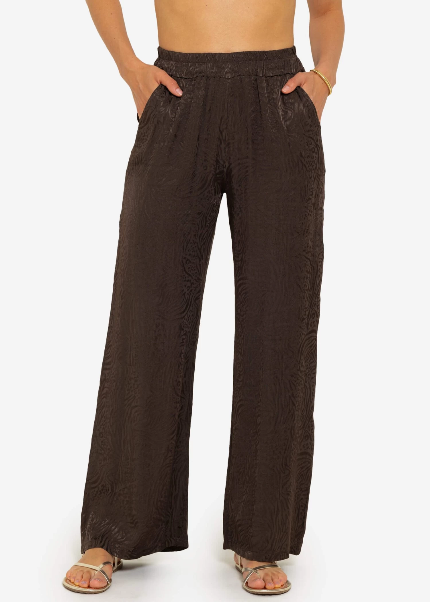 Jacquard Pants - Espresso 3 Jacquard Pants - Espresso