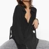 Jersey Bluse - Schwarz -Sassyclassy sassyclassy jersey bluse schwarz S3212E6752 3xlilB54Kfx9NR