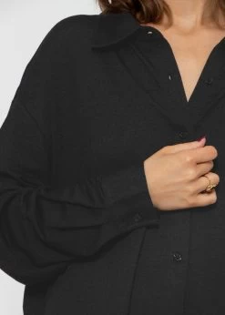 Jersey Bluse - Schwarz -Sassyclassy sassyclassy jersey bluse schwarz S3212E6752 6