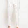 Jersey Chinos Mit Nadelstreifen - Offwhite -Sassyclassy sassyclassy jersey chinos mit nadelstreifen offwhite S4203H6964 6