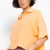 Kurzarm Musselin Bluse - Peach 2 Kurzarm Musselin Bluse - Peach -Sassyclassy sassyclassy kurzarm musselin bluse peach S4203E6961V2z8JeyFvo1GU
