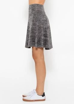 Kurzer Jerseyrock - Dunkelgrau Melange -Sassyclassy sassyclassy kurzer jerseyrock dunkelgrau melange S3212R6755 2 1