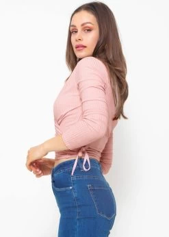 Langarmshirt Zum Wickeln, Rosa -Sassyclassy sassyclassy langarmshirt zum wickeln rosa S3203B5661 5AaBUVw8Xd4RhP