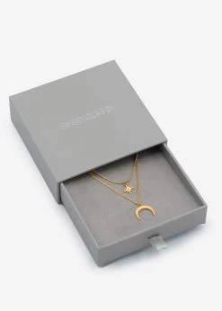 Layer-Halskette Mit Stern Und Halbmond Anhänger - Gold 12 Layer-Halskette Mit Stern Und Halbmond Anhänger - Gold -Sassyclassy sassyclassy layer halskette mit stern und halbmond anhanger gold S3207A1423 2