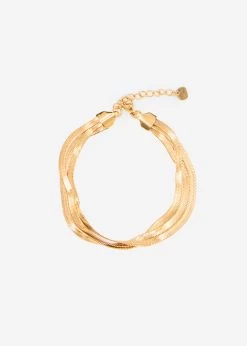 Layering Armband - Gold 8 Layering Armband - Gold -Sassyclassy sassyclassy layering armband gold S2404AB9073 3