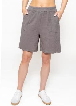Musselin Bermuda-Shorts, Taupe -Sassyclassy sassyclassy musselin bermuda shorts taupe S3207S6104 1
