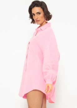 Musselin Bluse Oversize, Babyrosa -Sassyclassy sassyclassy musselin bluse oversize babyrosa S2201B4498