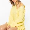 Musselin Bluse Oversize, Gelb -Sassyclassy sassyclassy musselin bluse oversize gelb S2201B4490 10