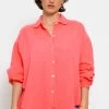 Musselin Bluse Oversize, Kurz, Koralle -Sassyclassy sassyclassy musselin bluse oversize kurz koralle S2205B4714 4dhU0KjLE5zGWI