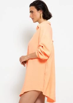 Musselin Bluse Oversize - Peach -Sassyclassy sassyclassy musselin bluse oversize peach S4203E6955 2