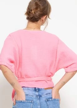 Musselin Bluse Zum Wickeln - Babyrosa -Sassyclassy sassyclassy musselin bluse zum wickeln babyrosa S4203E6858 7z2QV4CBlrHI8V