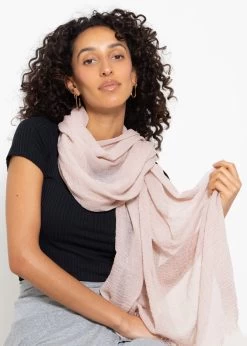 Musselin Schal - Puderrosa -Sassyclassy sassyclassy musselin schal puderrosa S2403AS9048