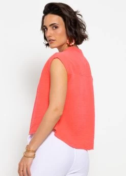 Musselin Shirt - Koralle -Sassyclassy sassyclassy musselin shirt koralle S4203E6864 1