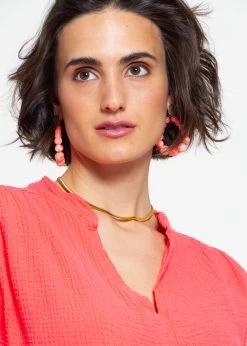 Musselin Shirt - Koralle -Sassyclassy sassyclassy musselin shirt koralle S4203E6864