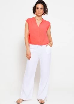 Musselin Shirt - Koralle -Sassyclassy sassyclassy musselin shirt koralle S4203E6864 5