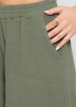 Musselin Shorts, Khaki -Sassyclassy sassyclassy musselin shorts khaki S2206B4841 1