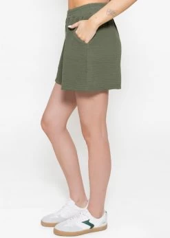 Musselin Shorts, Khaki -Sassyclassy sassyclassy musselin shorts khaki S2206B4841 7