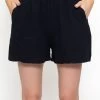 Musselin Shorts, Schwarz -Sassyclassy sassyclassy musselin shorts schwarz S2206B4803 5