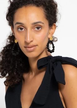 Musselin Top Mit Schleife - Schwarz -Sassyclassy sassyclassy musselin top mit schleife schwarz S4203T6949 1akt7flzP1YIgZ