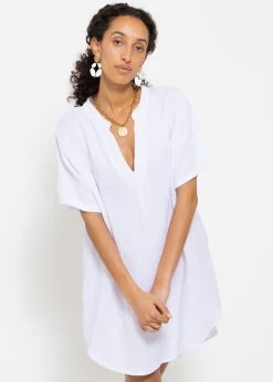 Musselin Tunika - Weiß -Sassyclassy sassyclassy musselin tunika weiss S4203K6986 5