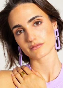 Ohrstecker, Flieder -Sassyclassy sassyclassy ohrstecker flieder S3204A1319 1