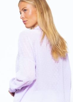 Oversize Plumetis Bluse, Flieder 15 Oversize Plumetis Bluse, Flieder -Sassyclassy sassyclassy oversize plumetis bluse flieder S3203B5658 2