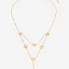 Plättchen-Halskette - Gold -Sassyclassy sassyclassy plattchen halskette gold S3207A1422 2