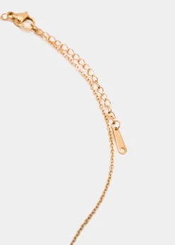 Plättchen-Halskette - Gold 15 Plättchen-Halskette - Gold -Sassyclassy sassyclassy plattchen halskette gold S3207A1422 4