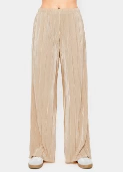 Plissee Hose - Beige -Sassyclassy sassyclassy plissee hose beige S3212H6740 2