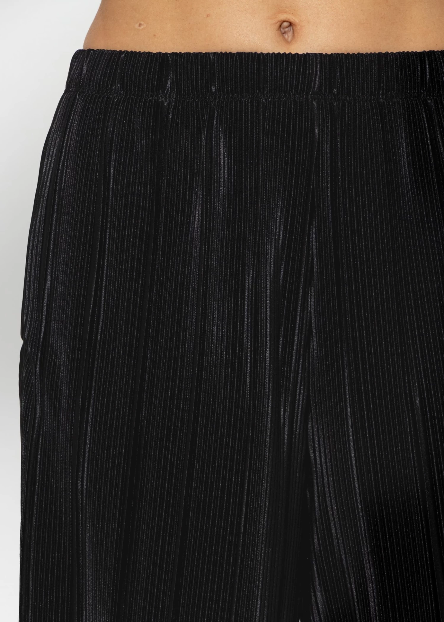 Plissee Hose - Schwarz 8 Plissee Hose - Schwarz – Bild 6