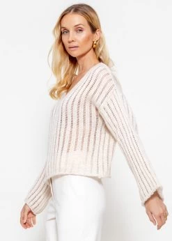 Pullover Im Leiterstich-Look - Beige 14 Pullover Im Leiterstich-Look - Beige -Sassyclassy sassyclassy pullover im leiterstich look beige S4203P6812 3FpT8PZxTA4n5j