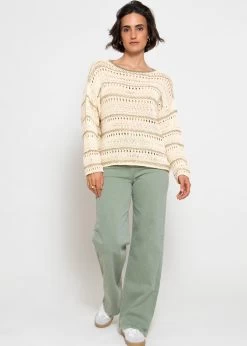 Pullover Mit Ajour Muster - Beige-khaki 10 Pullover Mit Ajour Muster - Beige-khaki -Sassyclassy sassyclassy pullover mit ajour muster beige khaki S4203P6980 4