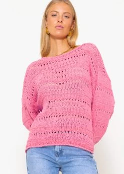 Pullover Mit Ajour Muster - Rosa -Sassyclassy sassyclassy pullover mit ajour muster rosa S4203P6920 2Hw7vFuh3kcG38