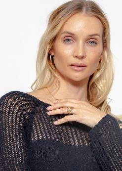 Pullover Mit Netzstruktur An Ärmeln Und Ausschnitt - Schwarz -Sassyclassy sassyclassy pullover mit netzstruktur an armeln und ausschnitt schwarz S4203P6868 7WNmn51MdwLIv7