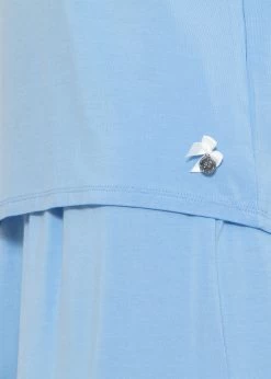 Pyjama Shirt Mit Print - Hellblau -Sassyclassy sassyclassy pyjamashirt mit print hellblau S3209NI6478 5