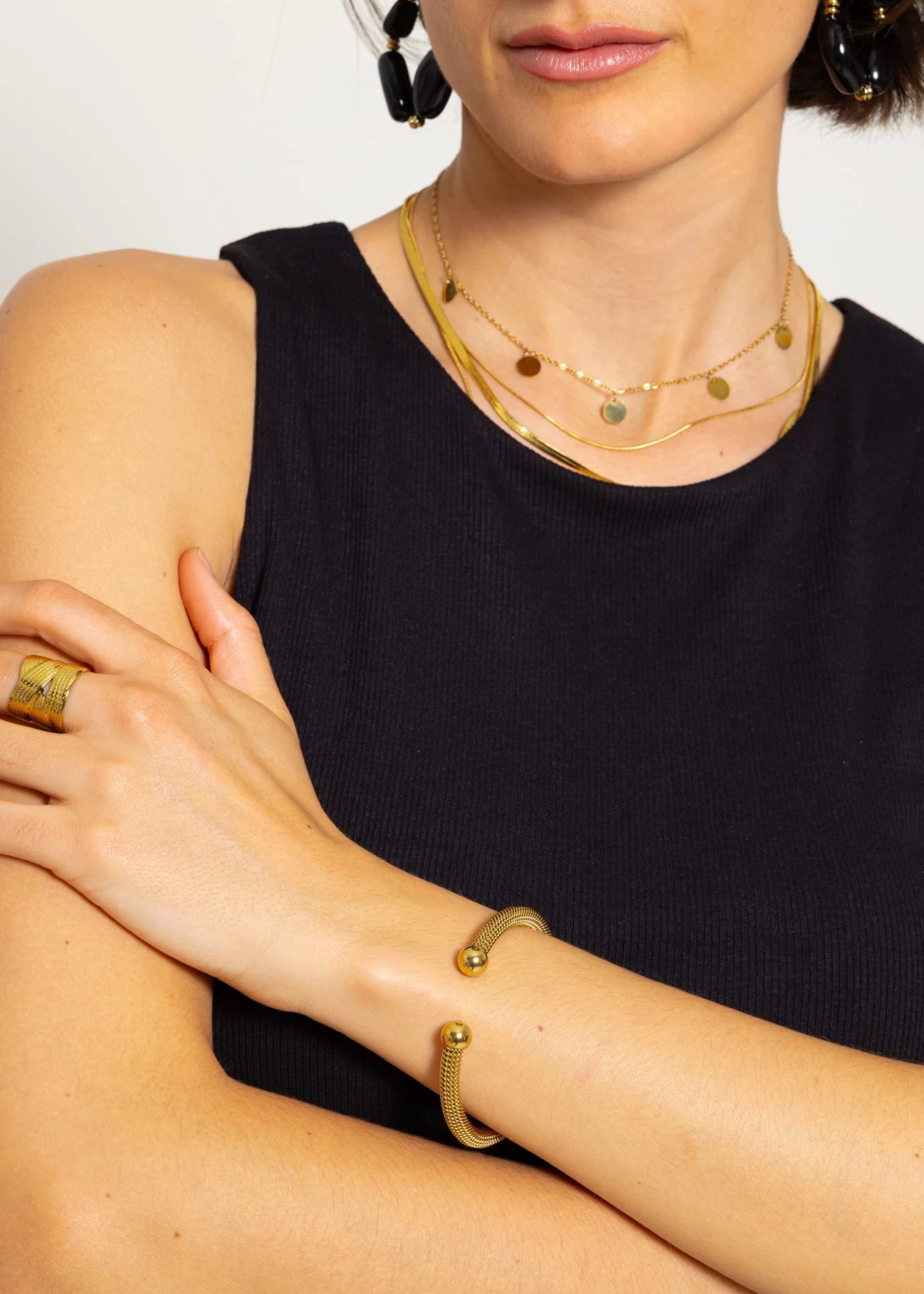 Rundes Armband, Gold 4 Rundes Armband, Gold – Bild 2