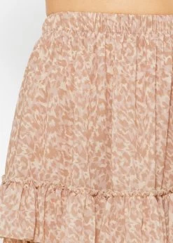 Rüschen Rock Mit Print - Beige 13 Rüschen Rock Mit Print - Beige -Sassyclassy sassyclassy ruschen rock mit print beige S4203R6851 5
