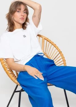 Schimmernde Lässige Viskose Hose, Royalblau -Sassyclassy sassyclassy schimmernde lassige viskose hose royalblau S3205B5922