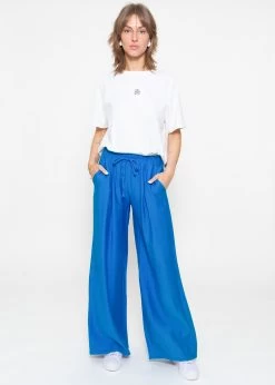 Schimmernde Lässige Viskose Hose, Royalblau -Sassyclassy sassyclassy schimmernde lassige viskose hose royalblau S3205B5922 4