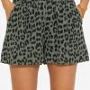 Musselin Shorts Mit Leo-Print - Khaki -Sassyclassy sassyclassy shorts mit leo print khaki S4203S7002 361uySiheowmMd
