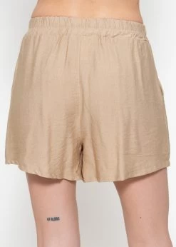 Viskose Shorts - Beige -Sassyclassy sassyclassy shorts taupe S4203S6879 3