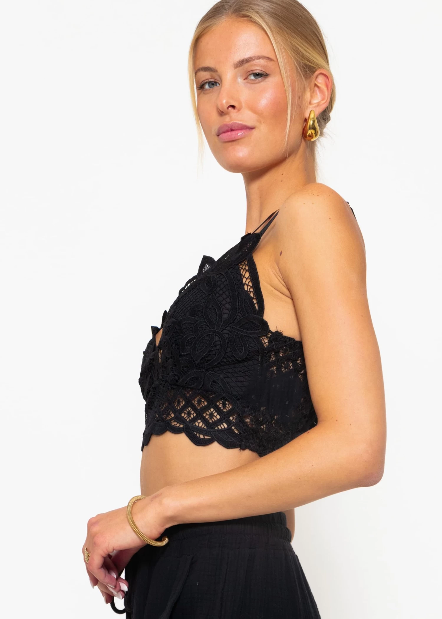 Spitzen-Bustier - Schwarz 9 Spitzen-Bustier - Schwarz – Bild 7