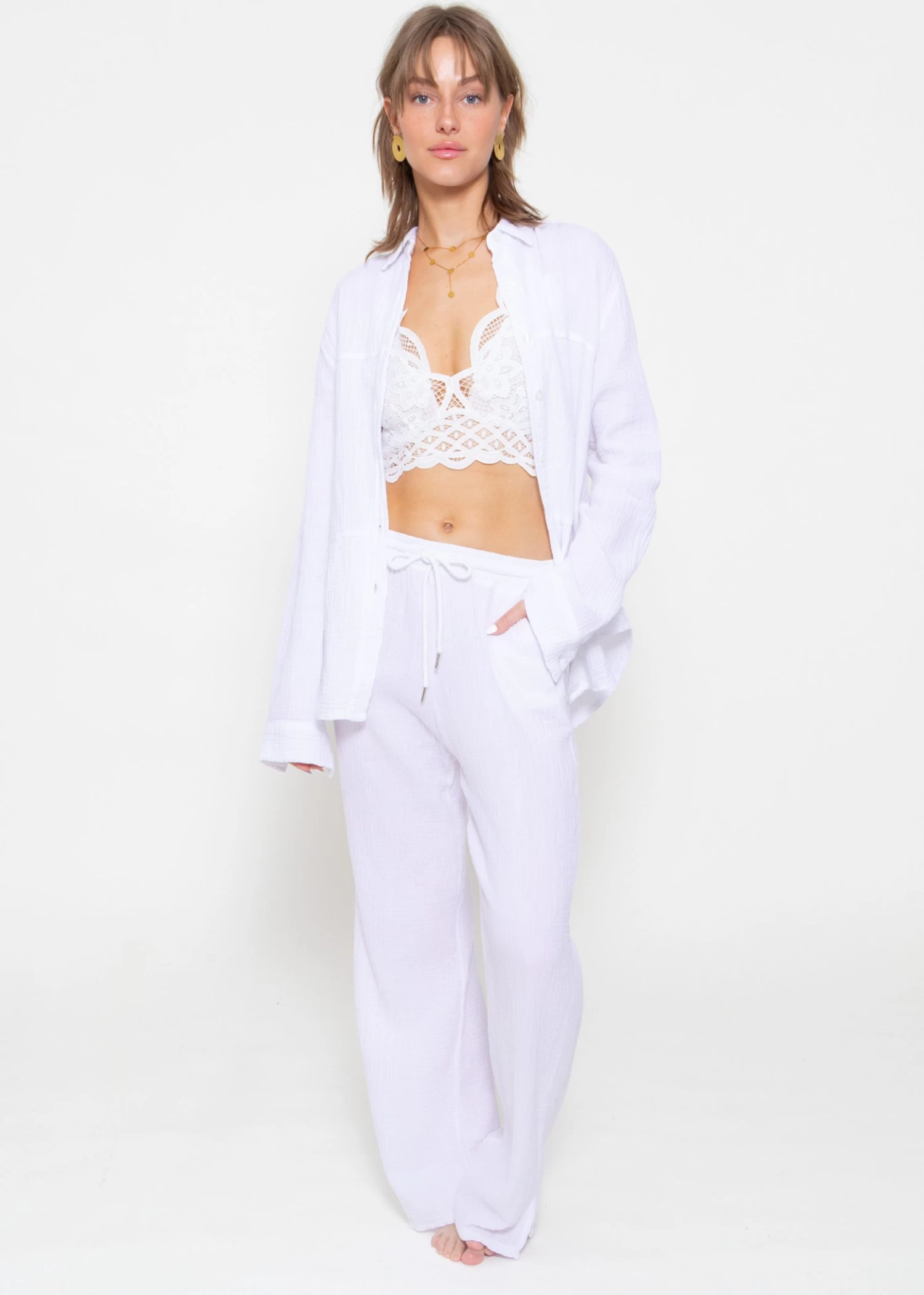 Spitzen-Bustier - Weiß 4 Spitzen-Bustier - Weiß – Bild 2