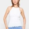 Strick Top Mit Bogenkante, Offwhite 1 Strick Top Mit Bogenkante, Offwhite -Sassyclassy sassyclassy strick top mit bogenkante offwhite S3201B5354 3