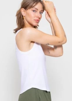 Tank Top Mit Stickerei - Weiß -Sassyclassy sassyclassy tank top mit stickerei offwhite S3207T6152 3