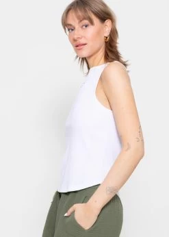 Tank Top Mit Stickerei - Weiß -Sassyclassy sassyclassy tank top mit stickerei offwhite S3207T6152 6