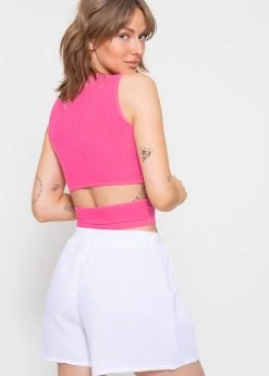 Top Mit Cut-Out - Pink -Sassyclassy sassyclassy top mit cut out pink S3203B5747 8