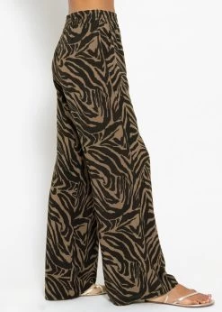 Viskose Schlupfhose Mit Zebra Print - Schwarz-braun 14 Viskose Schlupfhose Mit Zebra Print - Schwarz-braun -Sassyclassy sassyclassy viskose schlupfhose mit zebra print schwarz braun S4203H6972 7