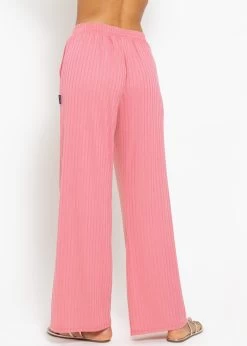 Weite, Gerippte Jerseyhose - Rosa 11 Weite, Gerippte Jerseyhose - Rosa -Sassyclassy sassyclassy weite gerippte jerseyhose rosa S4203H6995 3